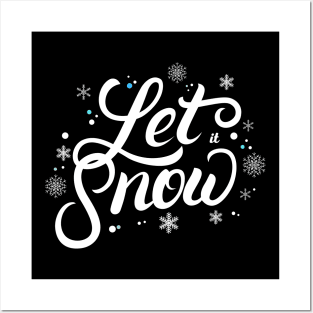 Christmas - let it snow Posters and Art